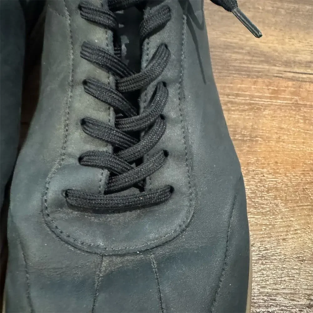 Amberjack Men's 12 Atlas Sneakers Cobalt Nubuck Gum Sole Portugal MSRP $179
